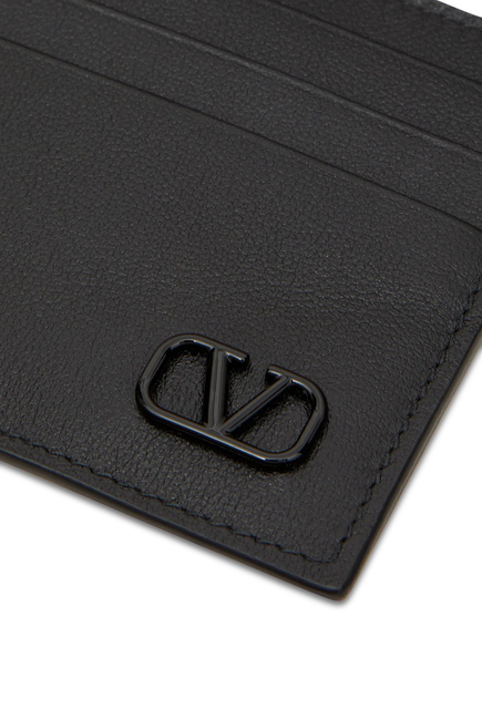 V Logo Signature Card Holder