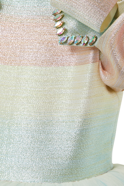 Rainbow Crystal Iris Dress