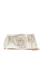 Vittoria Clutch Bag with Crest Buckle