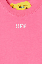 Kids Off Stamp Plain Short-Sleeve T-Shirt