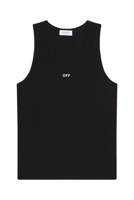 Off Stamp Rib Tanktop