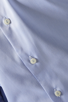 Blue Cotton-Twill Shirt