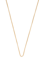 24in Box Chain Necklace, 18k Yellow Gold