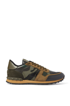 Valentino Garavani Camouflage Rock Runner Sneakers