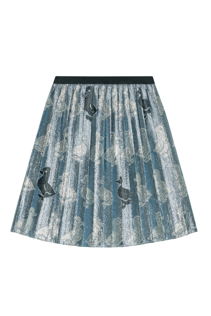 Duck Pleated Skirt