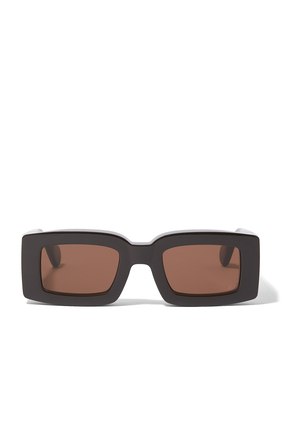 Les Lunettes Tupi Square-Frame Sunglasses