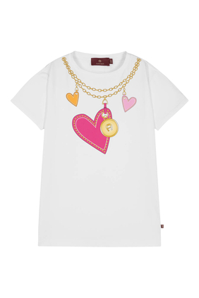 Kids Necklace Print T-Shirt