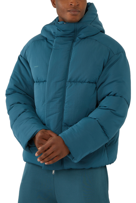 Flower-Warmth Recycled Nylon Puffer