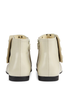 Kids Leather Ankle Boots