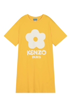 Kids Logo Flower Dress