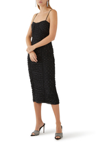 Mesh Midi Dress