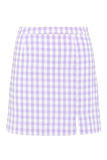 Colette Check Mini Skirt