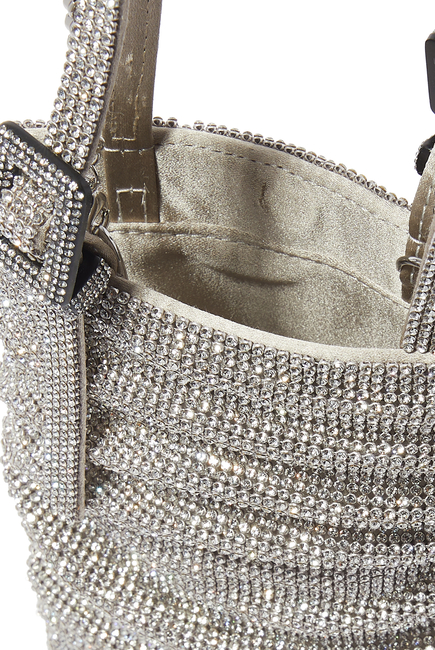 Lollo La Petite Crystal-Embellished Mini Bag