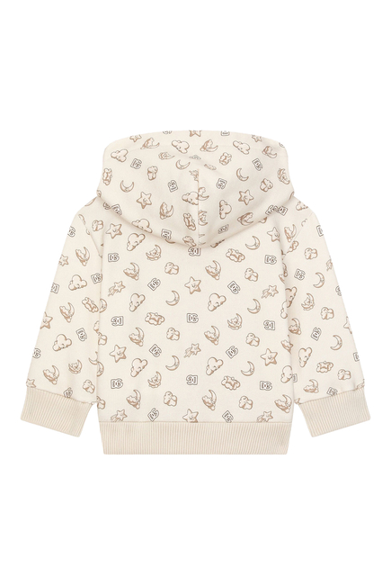 Kids DG Logo Hooded Cardigan