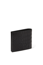 Bi-fold Alligator Leather Wallet