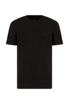 Circle Logo Stretch Cotton T-Shirt