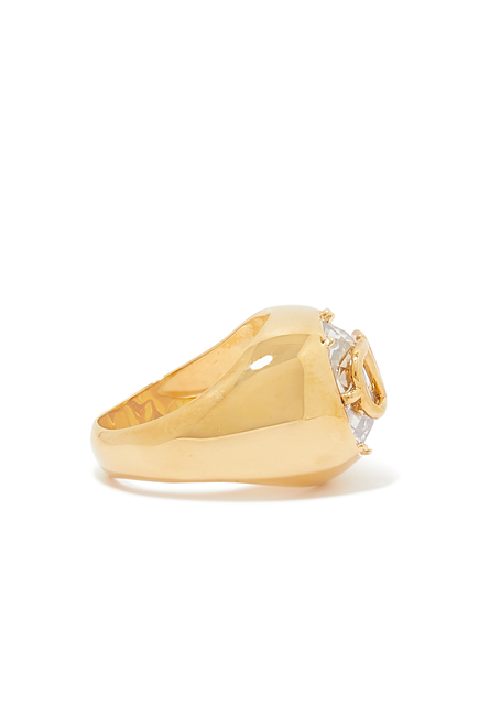  VLogo Signature Swarovski® Crystal Ring