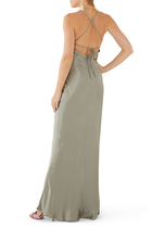 La Lune Lace Back Maxi Dress