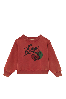 'Gucci Band' Cotton Sweatshirt