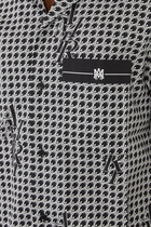 Houndstooth-Print Cotton Shirt