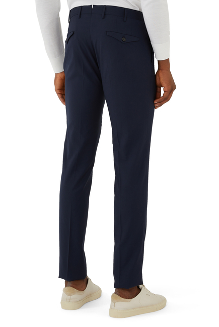 Wool Slim-Fit Trousers