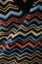 Zigzag Wool Mohair Vest