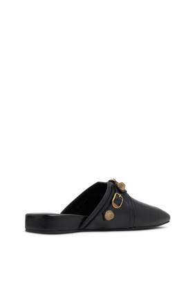 Cosy Cagole Flat Leather Mules