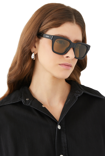 Les Lunettes Carino Square-Frame Sunglasses