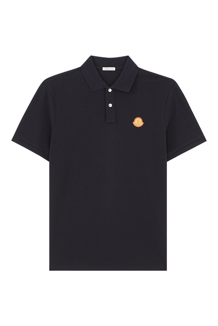 Logo Patch Polo Shirt