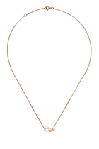 Bhebbak I Love You Necklace, 18k Rose Gold with Diamonds