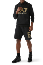 EA7 Cotton Logo Hoodie