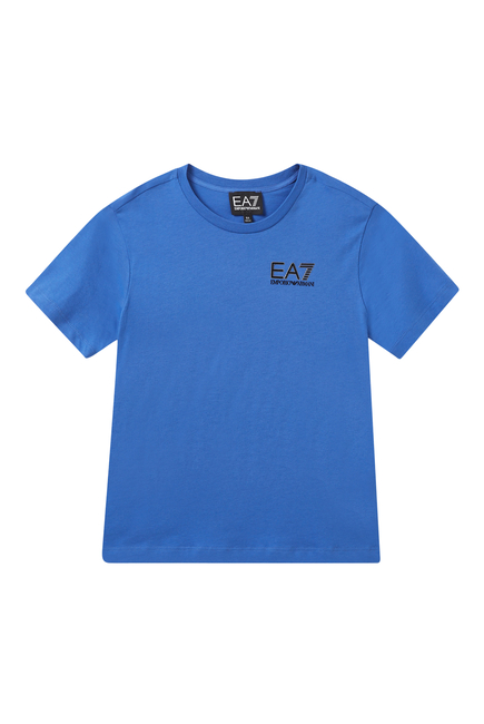 Kids EA7 Cotton T-Shirt