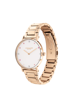 Perry White Dial Rose Gold Plated Bracelet