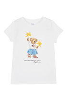 Kids Polo Bear Cotton Jersey Shirt