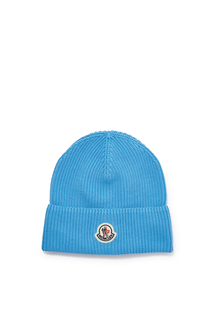 Logo Patch Knit Beanie