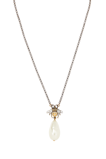 Pearl Bee Necklace