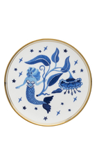 Siren Blue Cake Plate