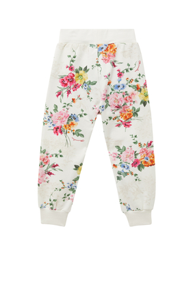 Floral Print Sweatpants