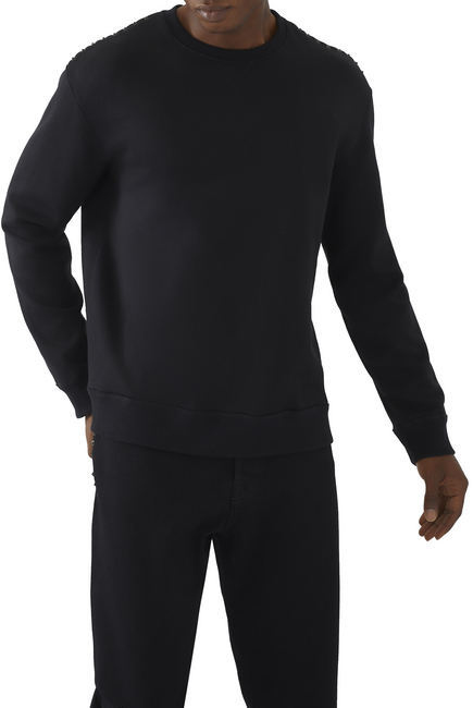  Stud-Embellished Sweatshirt