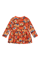 Kids Floral-Print Long-Sleeved Top