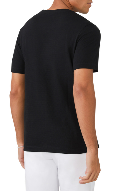 Tiburt 240 Bubble-Jacquard Cotton T-Shirt