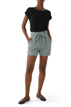 Tie-Waist Detail Shorts