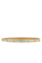 Renaissance Bracelet, 18k Yellow Gold With Full Pave Diamonds