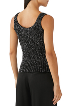 Viscose Blend Tank Top with Sequins