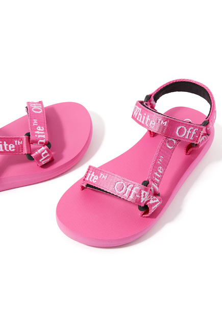 Kids Bookish Print Sandals