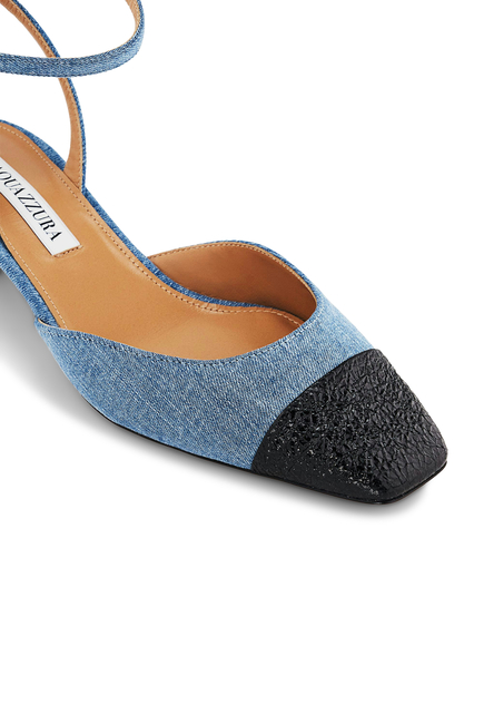 French Flirt Denim Pumps 35mm