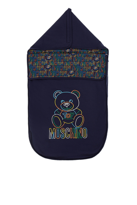 Moschino Kids Teddy Bear Motif Sleep Bag