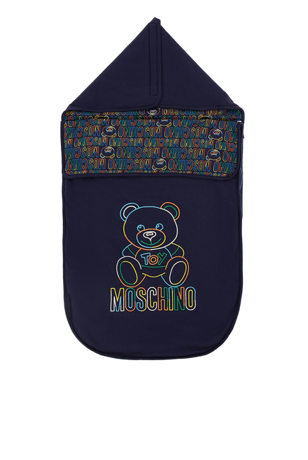 Moschino Kids Teddy Bear Motif Sleep Bag