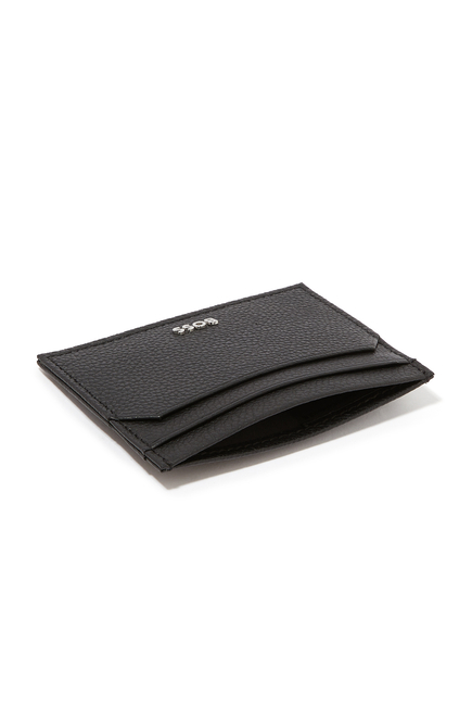 Card Holder with Signature Stripe and Logo Details