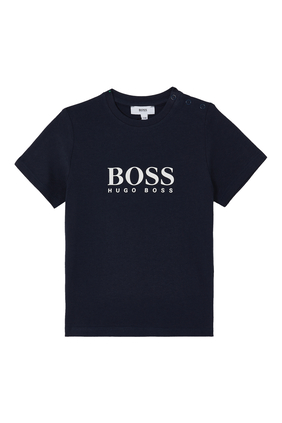 T-Shirt with Boss Print